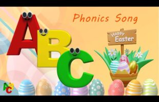 Easter Phonics Song for Toddlers | A for Apple | Phonics Sounds of Alphabet A to Z | ABC Phonic Song