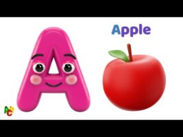 Phonics ABC Song , ABC Songs, A is for a a Apple, Toddlers learning video, Kids, Babies, Children