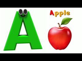 ABC Phonic Song – Toddler Learning Video Songs, A for Apple, Nursery Rhymes, Alphabet Song for kids